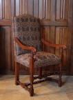 Medieval Swans, Upholstered Arm Chair